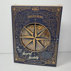 Sherlock Holmes  Case of the Secret Society Brain Teasing Sliding Blocks Puzzle
